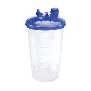 Canister Suction w/Pour Spout ithat filter auto shut Disposable Guardian Medi-Vac® 3000 mL Sealing Lid (1/EA 40/CS) by Cardinal  ID 65651-230